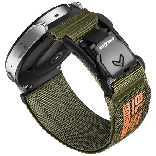 Bandletic Nylon Armband Kompatibel mit Samsung Galaxy Watch 7/6/4/5 40mm 44mm/Galaxy Watch 6 Classic 43mm 47mm/5 Pro/4 Classic 42mm 46mm mit Fidlock Magnetschnalle, Weiches Sport band für Herren Damen Bandletic Nylon Armband Kompatibel mit Samsung Galaxy Watch 7/6/4/5 40mm 44mm/Galaxy Watch 6 Classic 43mm 47mm/5 Pro/4 Classic 42mm 46mm mit Fidlock Magnetschnalle, Weiches Sport band für Herren Damen von Bandletic