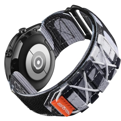 Bandletic Uhrenarmband 22mm Kompatible mit Samsung Galaxy Watch 3 45mm/Huawei Watch GT4/GT3/GT2 46mm Armband, Nylon Sport Ersatzarmband für Galaxy Watch 46mm/Garmin Venu 3/2 for Men Women,S/Camouflage von Bandletic