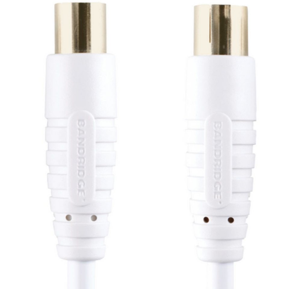 Bandridge BVL8803 Digital Coax Cable 3 m - Antennenkabel - weiß TV-Kabel von Bandridge