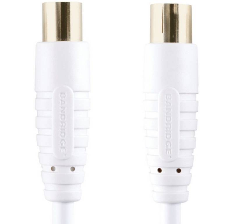 Bandridge BVL8803 Digital Coax Cable 3 m - Antennenkabel - weiß TV-Kabel von Bandridge