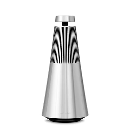 Bang & Olufsen Beosound 2 (3. Gen) - Eleganter und leistungsstarker WiFi Heimlautsprecher mit 360-Grad raumfüllendem Sound, Stand- oder Regallautsprecher aus hochwertigem Aluminium - Natural von Bang & Olufsen