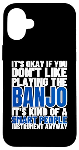 Banjo Is For Smart People Lustiger Banjo-Spieler Hülle für iPhone 16 Plus Banjo Is For Smart People Lustiger Banjo-Spieler Hülle für iPhone 16 Plus von Banjo Gifts For Men And Women