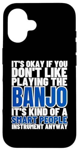 Banjo Is For Smart People Lustiger Banjo-Spieler Hülle für iPhone 16 Banjo Is For Smart People Lustiger Banjo-Spieler Hülle für iPhone 16 von Banjo Gifts For Men And Women
