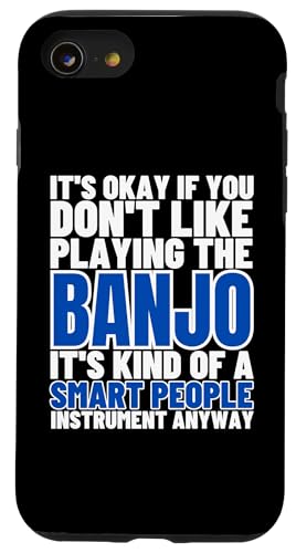 Banjo Is For Smart People Lustiger Banjo-Spieler Hülle für iPhone SE (2020) / 7 / 8 von Banjo Gifts For Men And Women