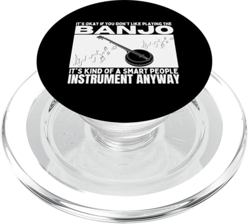 Banjo Is For Smart People Lustiger Banjo-Spieler PopSockets PopGrip für MagSafe von Banjo Gifts For Men And Women