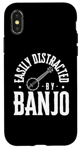 Leicht abgelenkt durch Banjo-Spieler Hülle für iPhone X/XS Leicht abgelenkt durch Banjo-Spieler Hülle für iPhone X/XS von Banjo Gifts For Men And Women