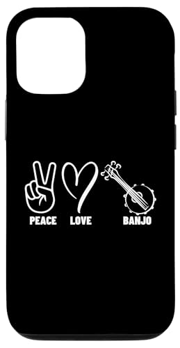 Peace Love Banjo Proud Männer Frauen Banjospieler Hülle für iPhone 12/12 Pro Peace Love Banjo Proud Männer Frauen Banjospieler Hülle für iPhone 12/12 Pro von Banjo Gifts For Men And Women
