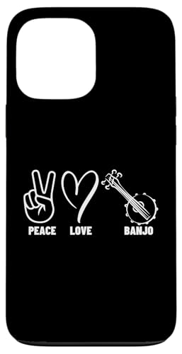 Peace Love Banjo Proud Männer Frauen Banjospieler Hülle für iPhone 13 Pro Max von Banjo Gifts For Men And Women