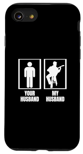 Your Husband My Husband Banjo Wife Lustiger Banjospieler Hülle für iPhone SE (2020) / 7 / 8 von Banjo Gifts For Men And Women