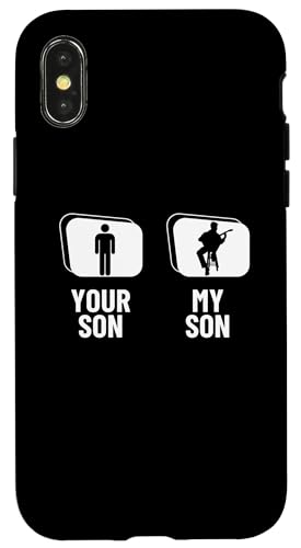 Your Son My Son Banjo Dad Mama Lustiger Banjospieler Hülle für iPhone X/XS von Banjo Gifts For Men And Women