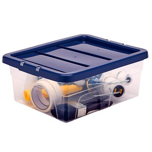 10 Bankers Box Aufbewahrungsboxen 15,0 l transparent, blau 32,0 x 40,0 x 17,0 cm 10 Bankers Box Aufbewahrungsboxen 15,0 l transparent, blau 32,0 x 40,0 x 17,0 cm von Bankers Box