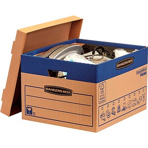 10 Bankers Box Umzugskartons SmoothMove Prime 44,5 x 38,7 x 29,4 cm von Bankers Box