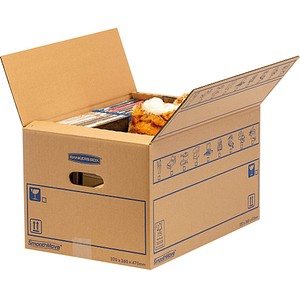10 Bankers Box Umzugskartons SmoothMove Standard 47,5 x 32,5 x 27,0 cm von Bankers Box