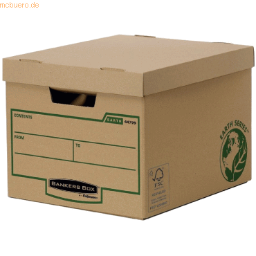 Bankers Box Archivbox Heavy Duty Earth BxHxT 34,2x29,1x40cm braun Bankers Box Archivbox Heavy Duty Earth BxHxT 34,2x29,1x40cm braun von Bankers Box