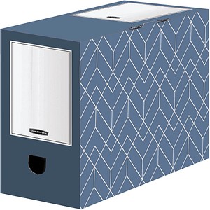 5 Bankers Box Archivboxen Bankers Box Décor Serie schieferblau/weiß 15,0 x 34,5 x 25,3 cm 5 Bankers Box Archivboxen Bankers Box Décor Serie schieferblau/weiß 15,0 x 34,5 x 25,3 cm von Bankers Box