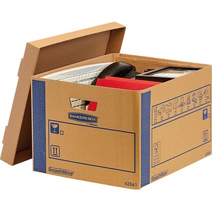 5 Bankers Box Umzugskartons SmoothMove Prime 46,4 x 39,0 x 29,4 cm von Bankers Box