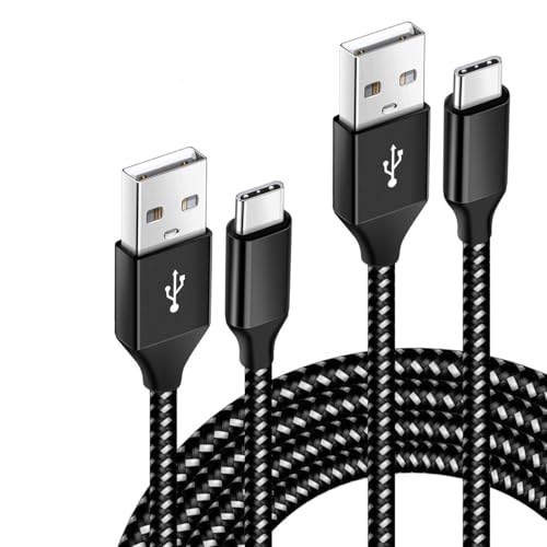 USB-Kabel Typ C, 1 m, 2 Stück, schnelles Aufladen, geflochtenes Nylon, für iPhone, Samsung, Xiaomi USB-Kabel Typ C, 1 m, 2 Stück, schnelles Aufladen, geflochtenes Nylon, für iPhone, Samsung, Xiaomi von Banna