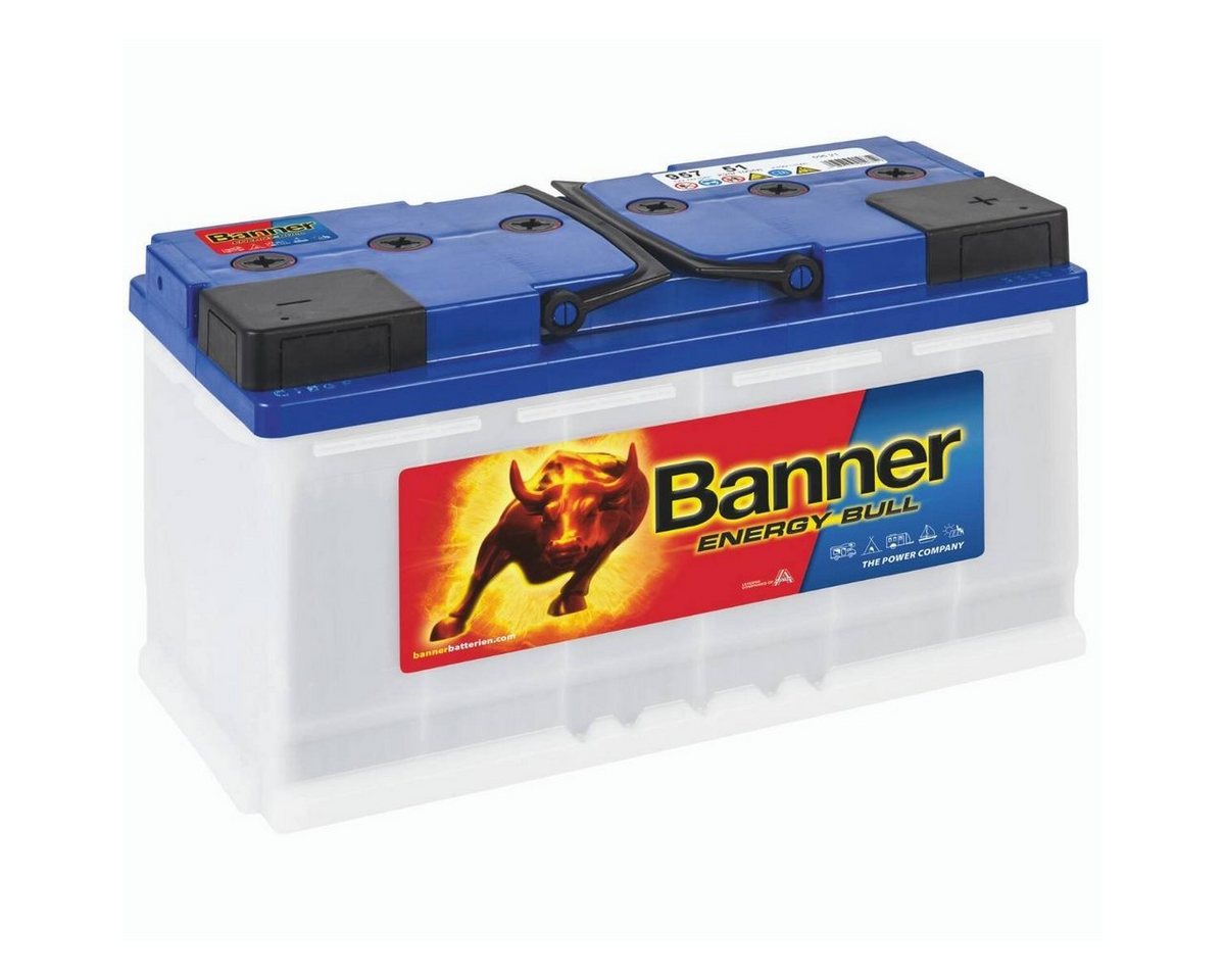 Banner Batterien Banner 95751 Energy Bull K20 100Ah 12V Batterie für Wohnmobil, Solar Batterie, (12 V V) von Banner Batterien