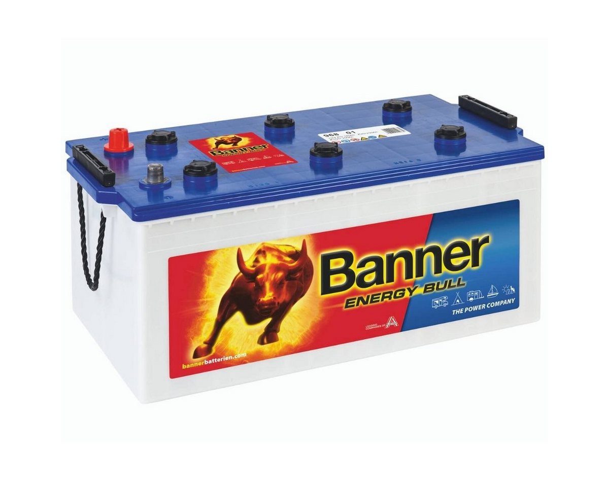 Banner Batterien Banner 96801 Energy Bull 230Ah 12V Batterie Wohnmobil, Boot, Solar Batterie, (12 V V) von Banner Batterien