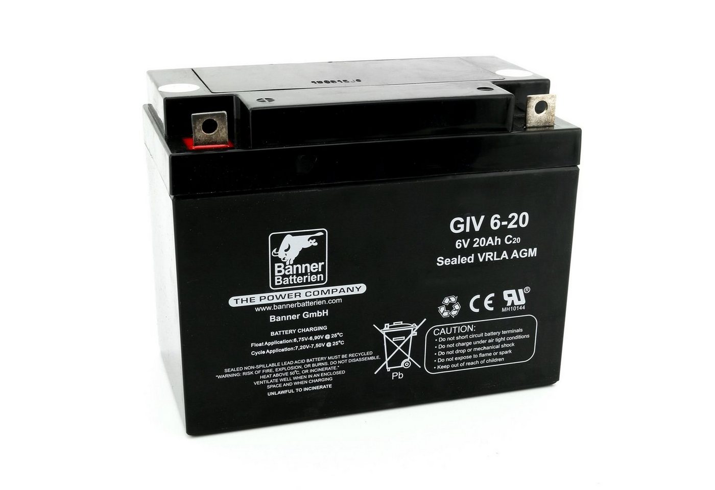 Banner Batterien Batterie Stand by Bull 6 Volt 20 Ah GIV 06-20 Batterie, 6 Volt 20 Ah GIV 06-20 Banner Batterien Batterie Stand by Bull 6 Volt 20 Ah GIV 06-20 Batterie, 6 Volt 20 Ah GIV 06-20 von Banner Batterien