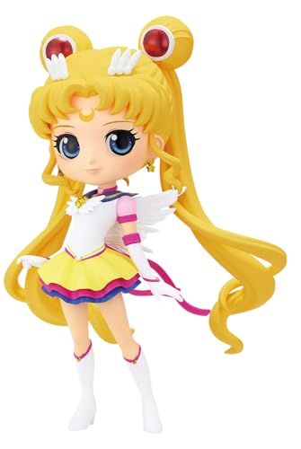 BANPRESTO - Pretty Guardian Sailor Moon Cosmos The Movie - Eternal Sailor Moon (Ver. B), Bandai Spirits Q Posket Figur von Banpresto