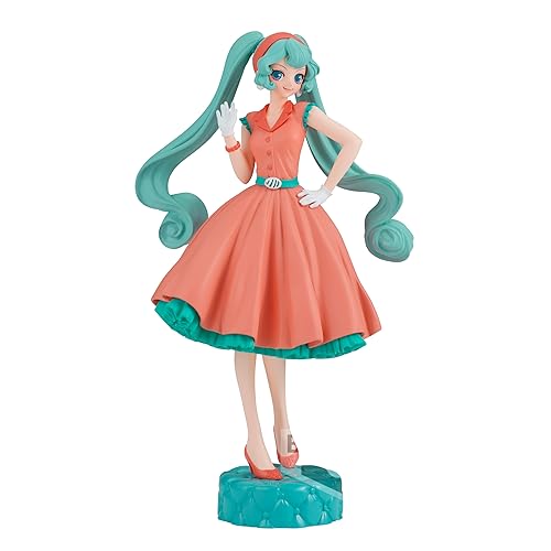 Banpresto BP88648P Hatsune Miku, World Journey Vol.1 Actionfigur, 18 cm, mehrfarbig von Banpresto