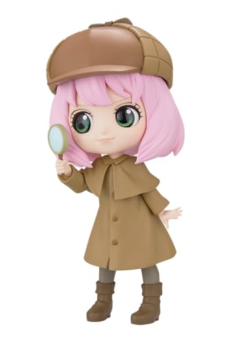 Banpresto Co., Ltd. Spy x Family Q Posket – Anya Forger – Research (Ver.B) – Statue 13 cm von Banpresto