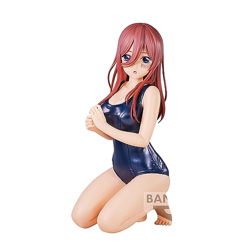 Banpresto Co., Ltd. The Quintessential Quintuplets Movie – Celestial Vivi – Miku Nakano School Style Ver. Statue, 12 cm von Banpresto