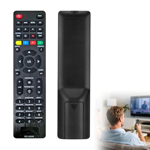 Universal-TV-Fernbedienung, solide und gut verarbeitet, weit verbreitet in Fernsehern der großen Marken, Universal-Fernbedienung für Samsung, LG, Sony, Hisense, TCL, RCA, Toshiba, 1 Stück Universal-TV-Fernbedienung, solide und gut verarbeitet, weit verbreitet in Fernsehern der großen Marken, Universal-Fernbedienung für Samsung, LG, Sony, Hisense, TCL, RCA, Toshiba, 1 Stück von Bansusu