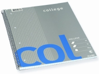 Bantex Col, Abbildung, Blau, Grau, A4+, 70 Blätter, Halbglänzend, Kariertes Papier von Bantex