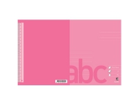 Schreibheft bantex, 17 x 21 cm, 1/2 blanko, 1/2 liniert (14,5 mm), rosa, 20 Stück. von Bantex