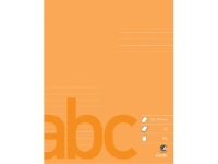 Schreibheft bantex, 17 x 21 cm, 1/2 blanko, 1/2 liniert (8,5 mm), orange, 20 Stück. von Bantex