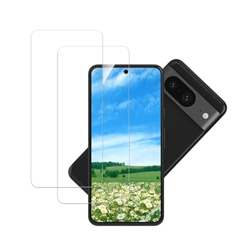 Banuyaw für Panzerglas Google Pixel 8 für Schutzfolie Pixel 8 Panzerfolie, 9H Härte Anti-Öl Google Pixel 8 Folie, 2 Stück Anti Kratzer Displayschutz für Google Pixel 8 5G von Banuyaw