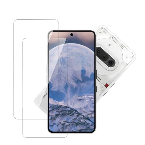 Banuyaw für Panzerglas Nothing Phone 3a Schutzglas, für 9H Kratzfest Schutzfolie Nothing Phone 3a/3a Pro Folie, 2 Stück Ultra HD Displayschutz Blasenfrei Screen Protector von Banuyaw