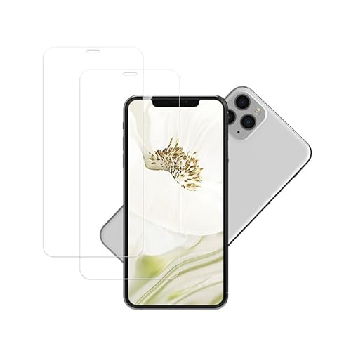 Banuyaw für Panzerglas iPhone 11 Pro Max Schutzfolie iPhone 11 Pro XS Max Folie, für 2 Stück iPhone 11 Pro Max Displayschutz, 9H Härte Passt Perfekt für iPhone 11 Pro Max/XS Max Schutzglas von Banuyaw