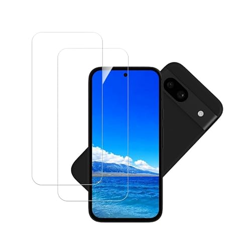 Banuyaw für Schutzfolie Google Pixel 8a Panzerglas Pixel 8a Folie, für Blasenfrei Glas Google Pixel 8a Displayschutz, 2 Stück 9H Härte HD Schutzglas Google Pixel 8a 5G Panzerfolie von Banuyaw