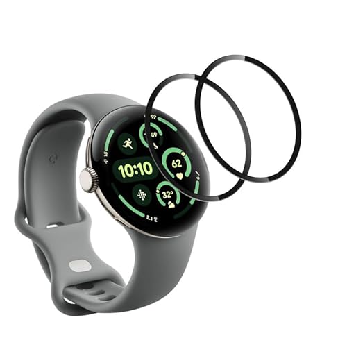 Banuyaw für Schutzfolie Google Pixel Watch 3 45mm Displayschutzfolie, für Soft TPU Folie Google Pixel Watch 3 45mm Panzerfolie, 2 Stück Ultra HD Schutzglas Blasenfrei Screen Protector Banuyaw für Schutzfolie Google Pixel Watch 3 45mm Displayschutzfolie, für Soft TPU Folie Google Pixel Watch 3 45mm Panzerfolie, 2 Stück Ultra HD Schutzglas Blasenfrei Screen Protector von Banuyaw