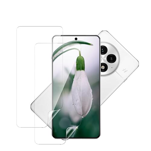 Banuyaw für Schutzfolie OnePlus 13 Folie OnePlus 13 Panzerfolie, für Blasenfrei Glasfolie OnePlus 13 Displayschutzfolie, 2 Stück Soft TPU HD Schutzglas OnePlus 13 5G von Banuyaw