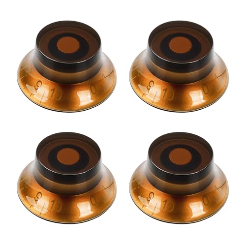Banworks Steuerknöpfe für E-Gitarre, 2 Töne, 2 Lautstärke, 50er-Jahre-Stil, Imperial, 6 mm, 24-seitig, für Gibson Les Paul LP SG E-Gitarren, 4 Stück, JT/XN-01 Banworks Steuerknöpfe für E-Gitarre, 2 Töne, 2 Lautstärke, 50er-Jahre-Stil, Imperial, 6 mm, 24-seitig, für Gibson Les Paul LP SG E-Gitarren, 4 Stück, JT/XN-01 von Banworks