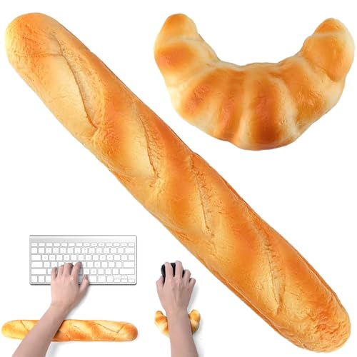2pcs Brotgelenk Pause, simulierte Form weich bequemer Tastaturgelenk Pause für Bürocomputerdekoration, falsches Brot 2pcs Brotgelenk Pause, simulierte Form weich bequemer Tastaturgelenk Pause für Bürocomputerdekoration, falsches Brot von Banziaju