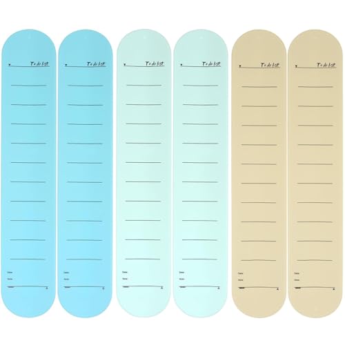 6 PCs Notizbänder Armband TO DO LISTE MEMO Reminder Armband tragbar mit Lineal wiederverwendbares wasserdicht 6 PCs Notizbänder Armband TO DO LISTE MEMO Reminder Armband tragbar mit Lineal wiederverwendbares wasserdicht von Banziaju