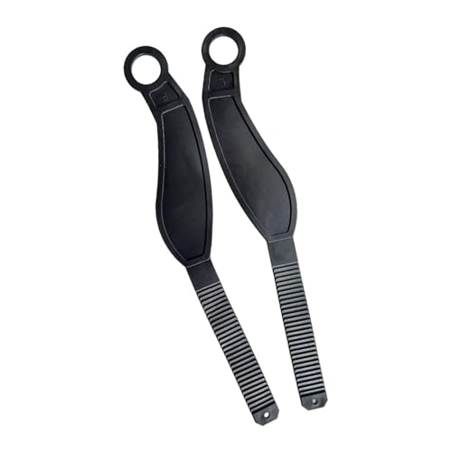 Baoblaze 2 Stück Aerobic-Heimtrainer-Gurte Heimtrainer-Fußgurte Universal-Fitness-Pedalbänder für den Innenbereich für Fahrradmaschinen im Heim-Fitnessstudio von Baoblaze