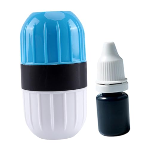 Baoblaze Guitar Tabulatur Roller Stamp 5 Zeilen 6 Zeilen Doppelkopf für Gitarre tragbare Musik schreiben Vorräte für Arbeitsblätter Arbeitsblätter, Blau Weiss von Baoblaze