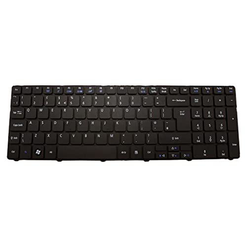 Baoblaze Slim Keyboard UK Layout für Computer/Desktop/PC/Laptop 5750, von Baoblaze