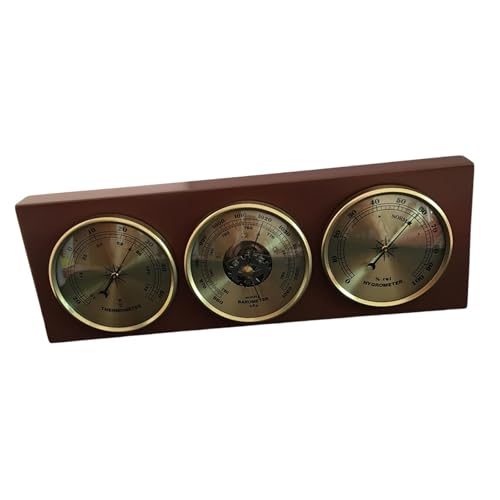 Baoblaze Wetterstation Thermometer Hygrometer Hängende/Tischplatte Zifferblatt Typ Temperaturanzeige für Wohnzimmer Rasen von Baoblaze