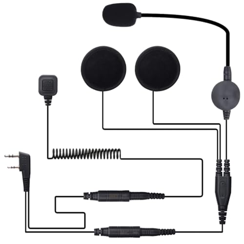 BAOFENG Robuster Funkhelm-Ohrhörer, 2-polig, mit Mikrofon, PTT BF-F8HP Pro 888S, UV5R, 5RM, UV-21R, UV-32, Zwei-Wege-Radio, Walkie-Talkie BAOFENG Robuster Funkhelm-Ohrhörer, 2-polig, mit Mikrofon, PTT BF-F8HP Pro 888S, UV5R, 5RM, UV-21R, UV-32, Zwei-Wege-Radio, Walkie-Talkie von Baofeng