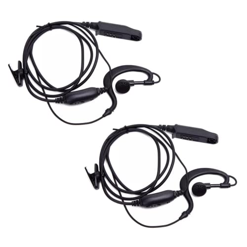 BAOFENG UV-9R wasserdichte Ohrbügel-Ohrhörer-Headset, für UV-9RPlus UV-XR UV-5S BF-9700 BF-A58 Zwei-Wege-Radio, 2 Stück von Baofeng