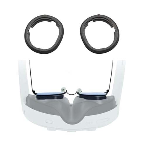 Baomaeyea Brillenabstandshalter für Meta Quest 3,VR Brillenglas-Schutzrahmen Kratzfester kompatibel mit Quest 3,Brillen-Abstandshalter für Quest 3 Objektivschutz Zubehör (schwarz) von Baomaeyea