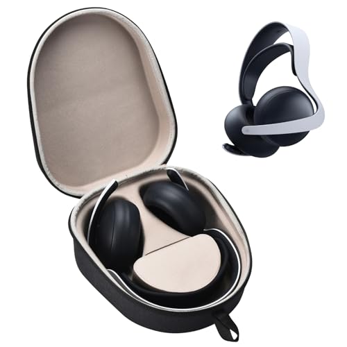 Tragetasche für Sony PlayStations Pulse Elite™ Wireless Headset, In-Ear-Kopfhörer-Hülle, kompatibel mit PlayStations Pulse Elite Wireless Headset, stoßfest und Anti-Drop-Aufbewahrungsbox (schwarz) von Baomaeyea