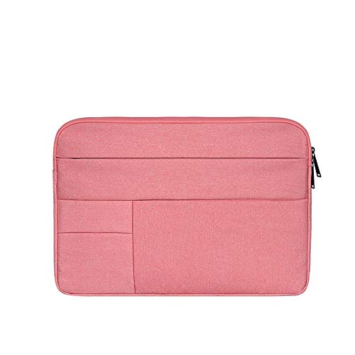 Baomasir Sleeve Case Oxford-Stoff wasserabweisend Laptop Hülle kompatibel 13-13,3 Zoll MacBook Pro/Air, Multi-Objekt-Tasche, große Kapazität, Pink von Baomasir